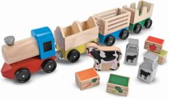 Wooden Farm Train Set RO12