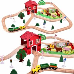 Wooden Train Set Toy RO39